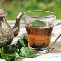 Thé vert à la menthe